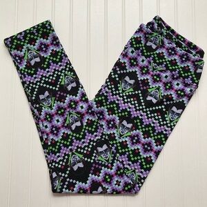 NWT LuLaRoe TC leggings Halloween purple vampire Dracula Whimsygoth witchy